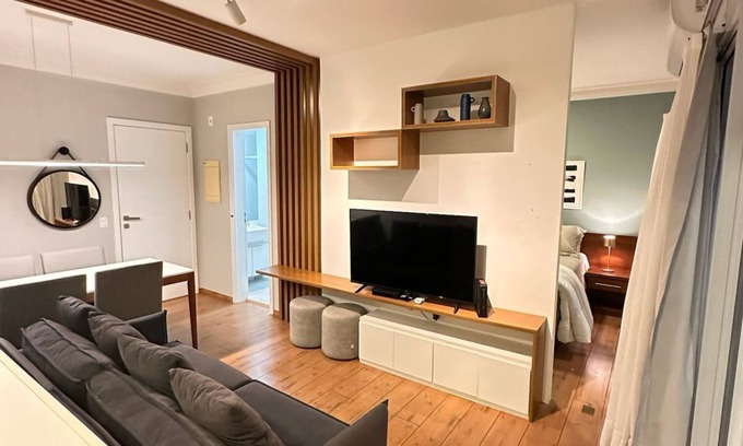 Vila Nova Conceicao Apartment | Jácome Style | Surprising 1 Bed in Vila Olimpia