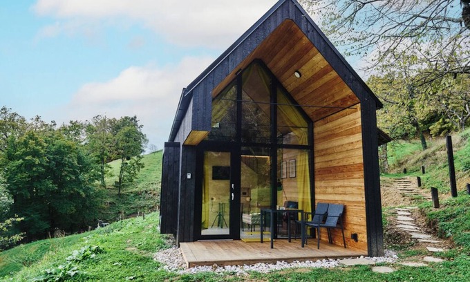 Olimje Cottage | Jarica, modern cottage on Tri Vile estate with an amazing view