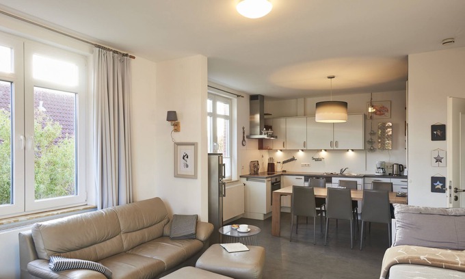 Juist Apartment | Juist wellness deck: timeless, maritime, high quality - Haus KarlsRUHE - simply beautiful