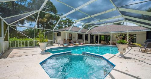 Jupiter Farms House | Jupiter Farms Country Estate with Pool Spa Lakefront