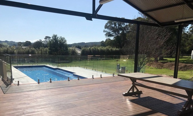 Bundanoon House | Kalamunda Estate: Stunning Outdoor Pool with BBQ Deck