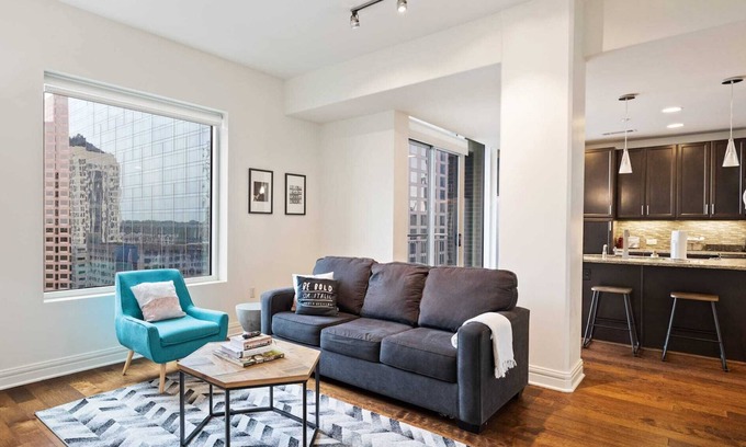 Waller Creek District Apartment | Kasa | Welcoming 1BD + Walk to Local Eateries | Austin