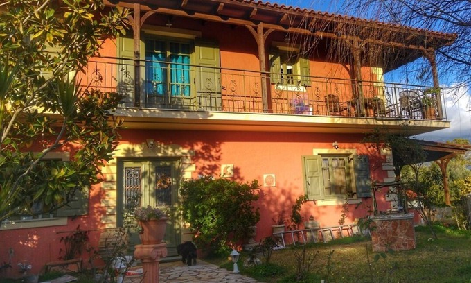 Spartia Villa | Kefalonia villas: 3 bedroom villa Gardenia - cozy Greek house with sea view