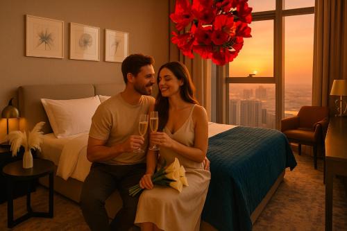 Discovery Gardens Apartment | Keyrock Living - Elite Escape at Maison Prive