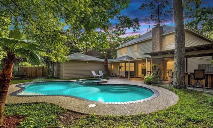 Kingwood House | Kingwood Retreat w/Pool, Spa & Game Room in the Tranquil Livable Forest