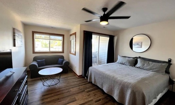 Coinjock Apartment | Knot Two- Balcony View of ICW- Dog Friendly