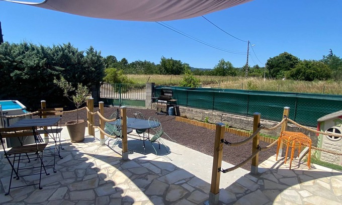Saint-Etienne-de-Fontbellon House | L'évidence Maison Avec Piscine Classée 3 Étoiles