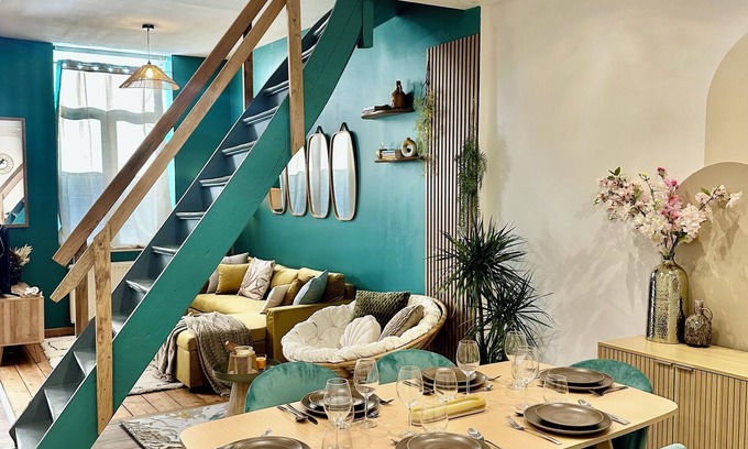 Croix House | La Belle Échappée: Cozy house near Lille, close to all amenities & parc barbieux