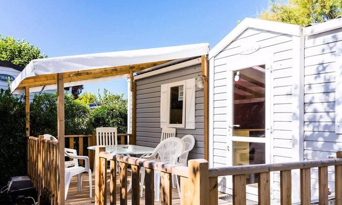 Berny Riviere House | La Croix du Vieux Pont campsite* - Mobil-home Classic 3 rooms 4 adults + 2 children