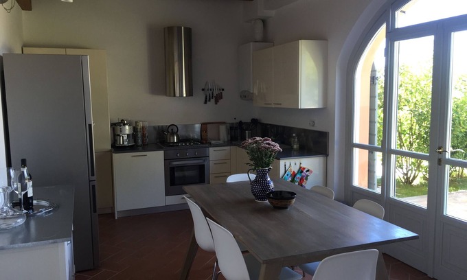 San Desiderio Apartment | La Famulenta garden apartment near Moncalvo