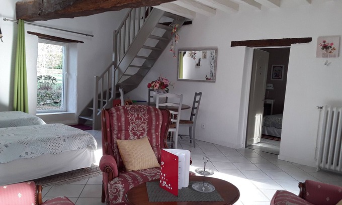 Tour-en-Sologne House | La Métairie-Suite-Ensuite with Bath-Comfort-Terrace
