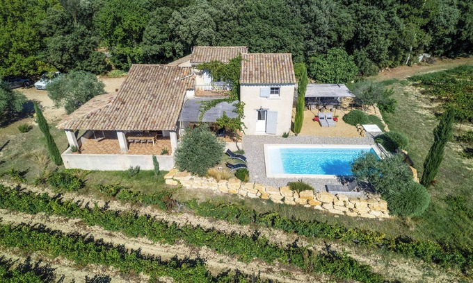 Visan House | La Maison de Chabrette au Milieu des Vignes Sans vis à vis au Calme