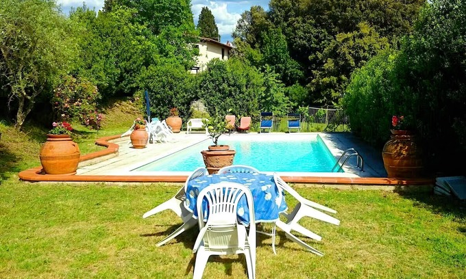 San Donato in Collina Villa | La Merlaia Beauty and Quietness with Pool on Hills of Florence