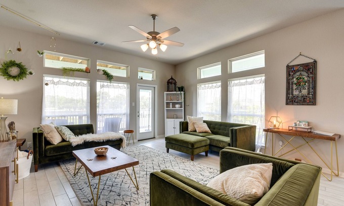 La Porte House | La Porte Home w/Balconies: Walk to Beach!