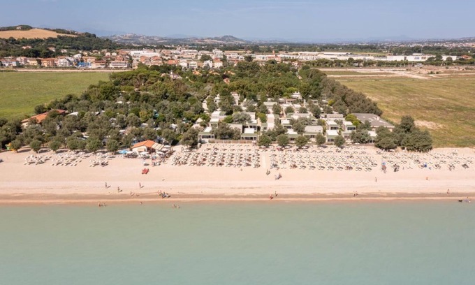 Porto Sant'Elpidio Apartment | La Risacca Family Camping Village Lodge Comfort Dog für 5 Personen