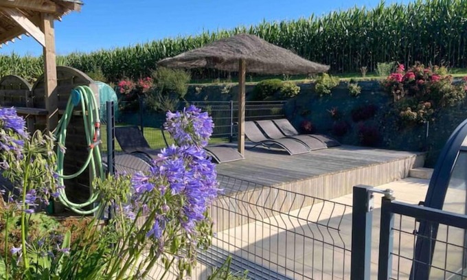 St-Jean-des-Champs Cottage | La Romance - Lescale Normande/piscine/jacuzzi/tennis/nature/pdj