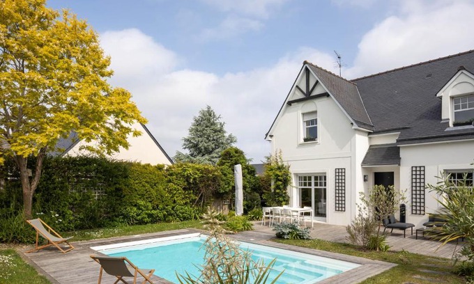Dinard House | La Villa des Rochettes - Charmante maison avec piscine et jardin