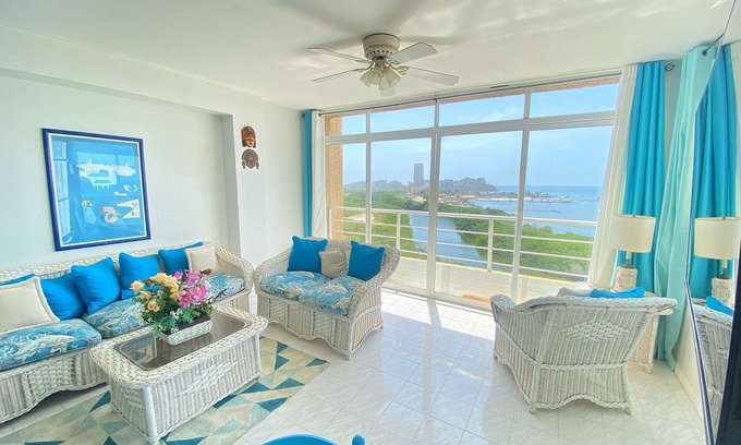 Margarita Island Apartment | Lagunasol sea view of the and lagoon