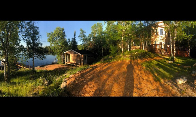 Ely Cabin | Lake cabin on 5 acres and 780' of shoreline on an island with panoramic views.