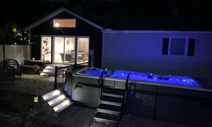 Hillsville House | Lake Cottage Year Round Swim Spa Serene Escape Between Pittsburgh and Cleveland