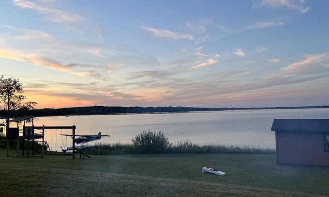 Germfask Cabin | Lake Facing 2 bedroom Cabin near amazing UP destinations Big Manistique Lake