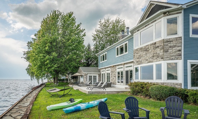 Fair Haven House | Lake Front home w/Hot Tub, Kayaks & Fire Pit