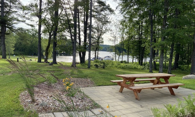Gloversville Cabin | Lake front two bedroom cabin at Griffis Road Marina