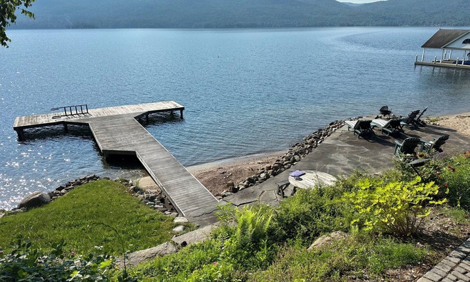 Silver Bay House | Lake George lakefront- 300ft private shoreline, modern update w/view, new host