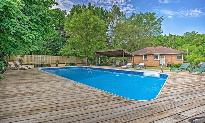 Michiana House | Lake Michigan Hideaway: Pool, Steps to Beach!