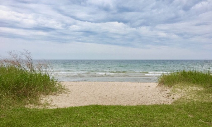 Jacksonport Condo | Lake Michigan Sand Beachfront Condo, Spectacular Lake and Sunrise Views