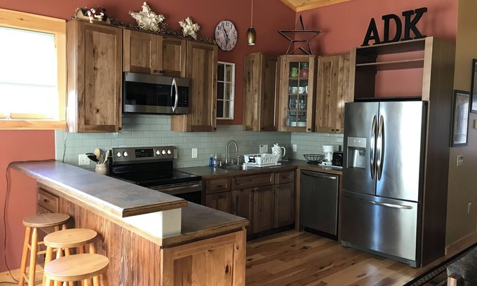 Saranac Lake Apartment | Lake & Mountain View
