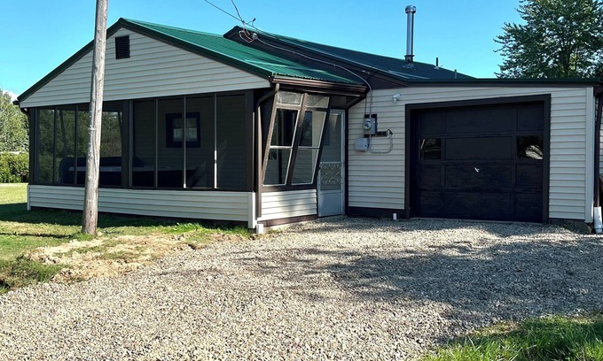 Westford Cottage | Lake view 2-bedroom cottage with new hot tub