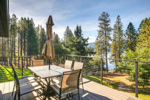 Hayden Lake Apartment | Lake-View Apt with Furnished Deck in Hayden!
