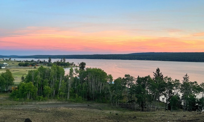Lac La Hache House | Lakefront acreage with beautiful views. Large house with lots of room!