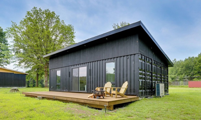 Swan Lake Cottage | Lakefront Catskills Container Home: Private Lake