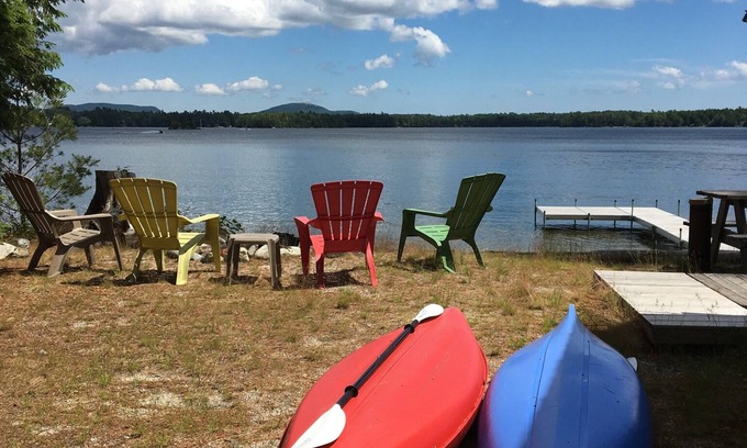 Franklin House | Lakefront Cottage - on the Beach -32 miles from Bar Harbor & Acadia Nationa Park