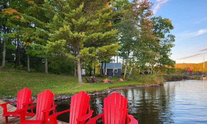 McDougall Cottage | Lakefront Family Cottage - swim, boat, fish, hike, ride