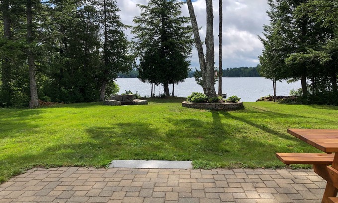 North New Portland House | Lakefront home on a beautiful pond. Quiet, relaxing, comfortable home.
