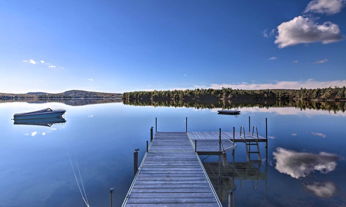 Liberty House | Lakefront Home with Deck, Dock, & Water Access!