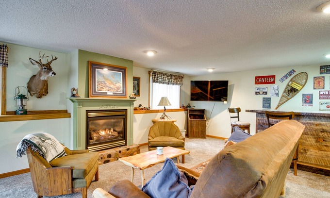 Park Rapids House | Lakefront Minnesota Home w/Deck, Dock & Fire Pit