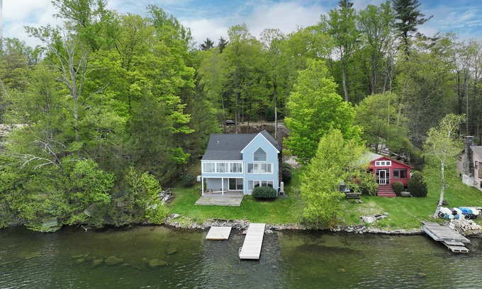 West Hill Lake House | Lakefront Oasis with Spectacular Views – 3BR, 3BA, Sleeps 6, private swim dock.