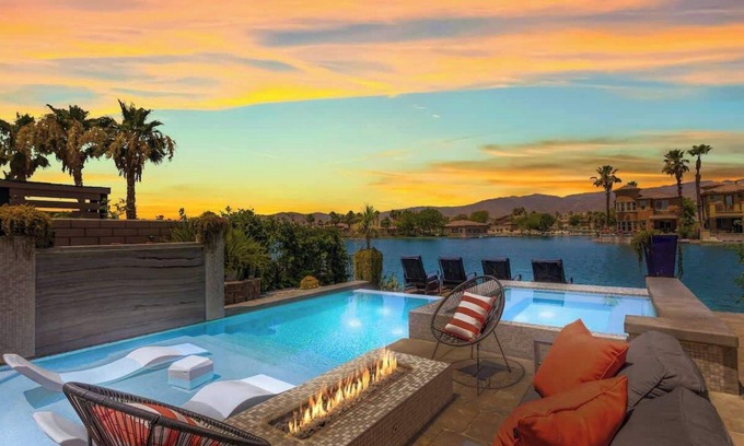 Terra Lago House | Lakefront Pool | Coachella Chic