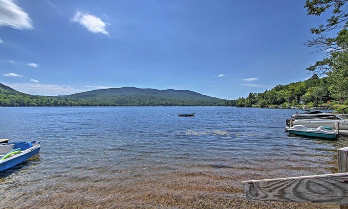 Rumney Cabin | Lakefront Rumney Retreat w/Shared Dock & Beach!