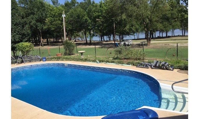 Mayes County House | Lakefront Tiny Farm House, with pool, on quiet Lake Hudson