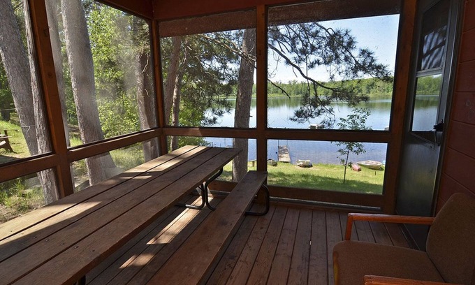 Iron River Cabin | Lakeside 3 Bedroom with loft at Delta Lodge - 1 of 12 cabins. Host since 1990.