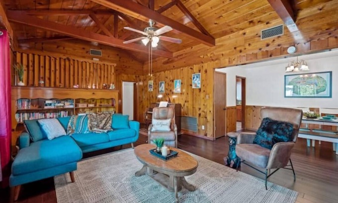 Crestline House | Lakeside Cabin w/Arcade Backyard & Pokerroom - Pet Friendly,