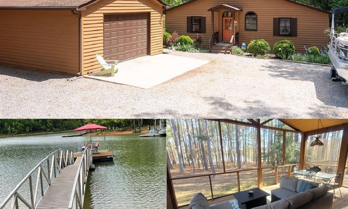 Boydton Cottage | Lakeside Cottage Retreat w/Private Dock