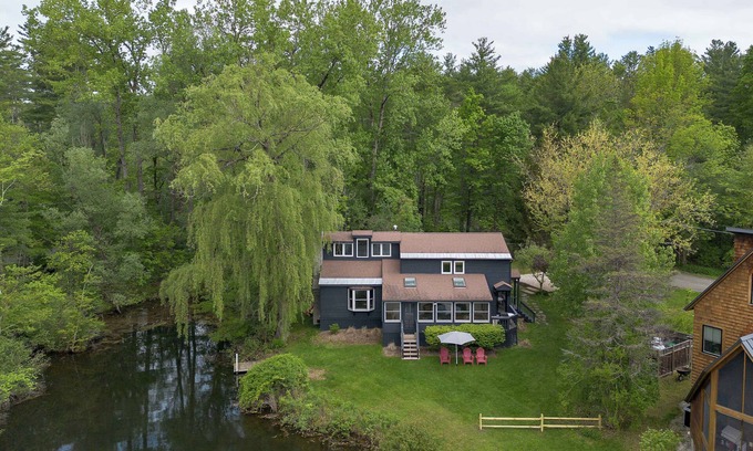Lenox Dale House | Lakeside Estate: 2 Homes For Family Gatherings