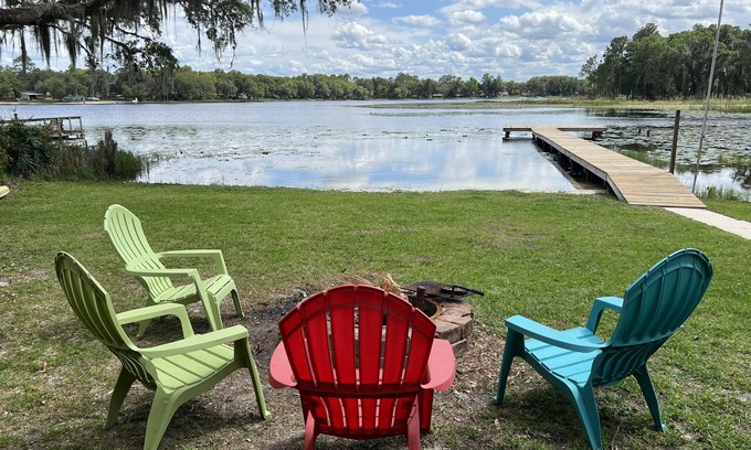 Edgar House | Lakeside Retreat with Dock/Porch/Firepit/Beach
