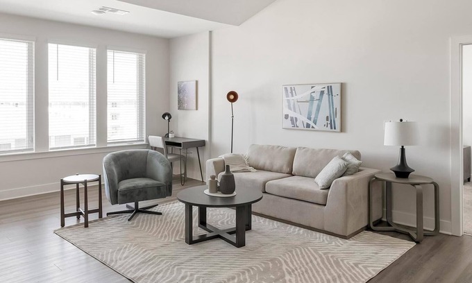 Belle Mina Apartment | Landing | Beautiful 2BD, Courtyard, Yoga Studio